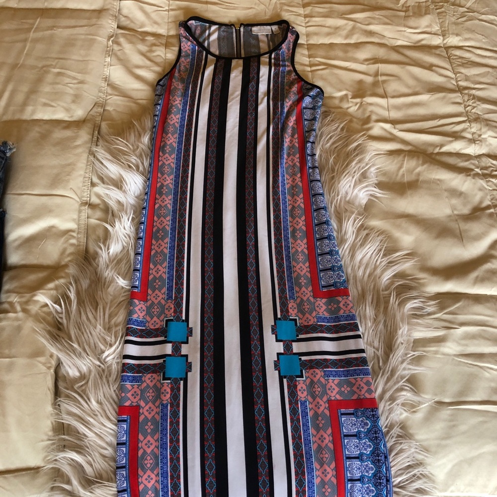 Beautiful long patterned maxi dress